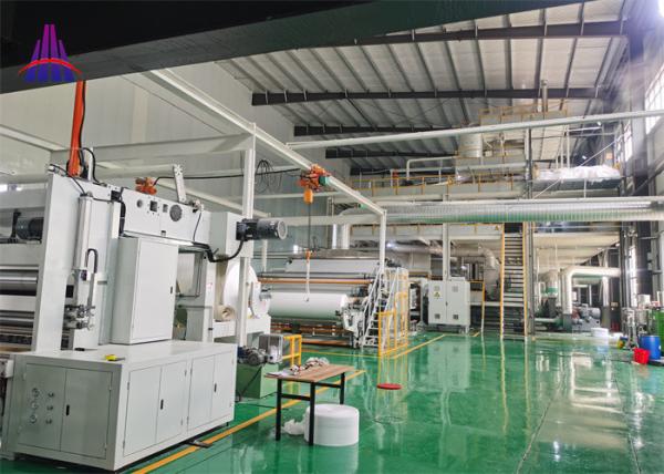 Buy cheap Strong Tension textile Fabric SSMMS SMMS Spunbonded Meltblown Production Line Equipment from wholesalers