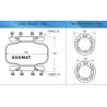 Buy cheap TORPRESS 110 1B5082 Industrial Air Spring Rubber Bellows NO. 1B5082 Flange Connection from wholesalers