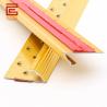 Buy cheap Self Adhesive Carpet End Trim Gold Metal Carpet Edge Trim from wholesalers
