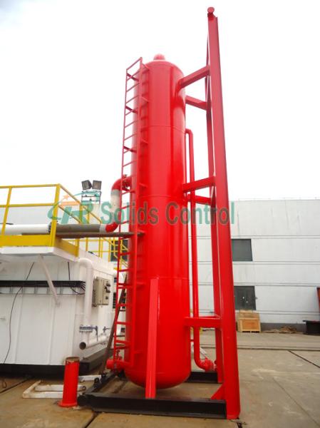 Buy cheap Efficient Vertifical Oilfield Drilling Mud Gas Separator from wholesalers