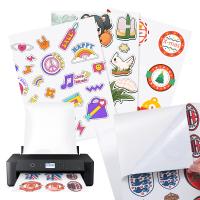 Buy cheap Inkjet Printable 108gsm Matte Adhesive White Label Paper Sheet For Label product