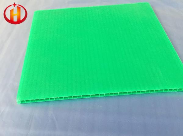 Buy cheap ShockProof 200GSM Green Corrugated Plastic Sheets Eco Friendly from wholesalers