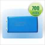High Capacity Lithium Ion Cylindrical Battery 350mAh 9V Rechargeable