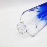 Buy cheap 280ml Capacity Gradual Change Blue Square Glass Wine Bottle with Alumina Screw Cap from wholesalers