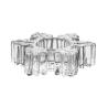 Buy cheap Clear Tea Light Candle Holder Lead Free Crystal Glass Creative Party Celebration Decoration from wholesalers