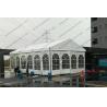 Buy cheap Hot - DIP Galvanized PVC Canopy Tent White 6 x 12m With Transparent Church Windows from wholesalers