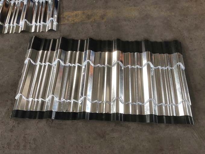 Glazed Tile Roof Panel Roll Forming Machine 0.3mm - 0.8mm Romantile Orientile 4