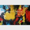 Buy cheap Abstract Acrylic Painting The Fire / Contemporary Canvas Wall Art Framed On Canvas from wholesalers