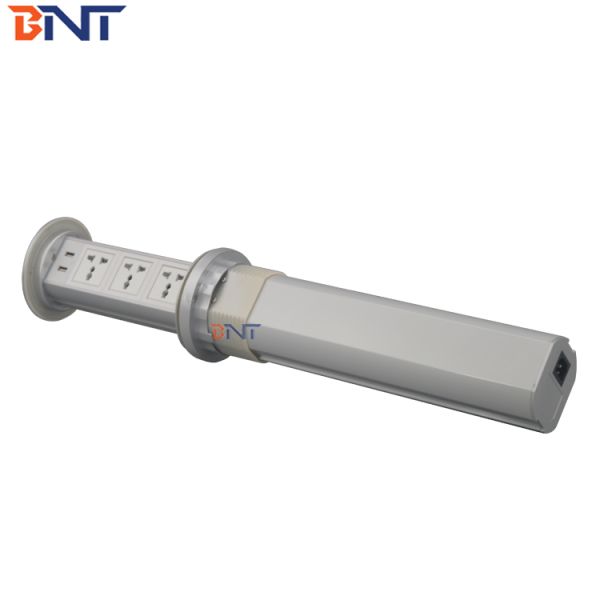 Wireless Phone Charger motorized lifting pop up Kitchen waterproof socket with electric plugs