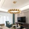 Buy cheap Round sphere led chandelier for living room bedroom table dining room hanging lamp(WH-MI-319) from wholesalers
