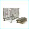 Buy cheap Industrial welded stackable metal pallet size steel container from wholesalers
