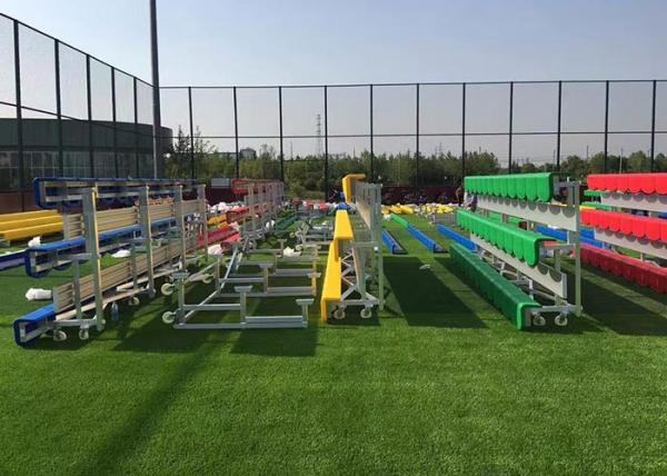 Buy cheap Temporary Outdoor Modular Grandstands with Plastic Bench Seats from wholesalers