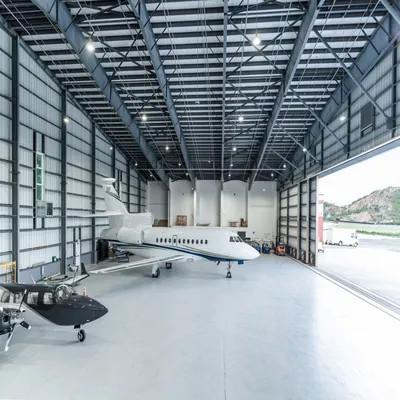 Buy cheap High-Strength Structural Integrity Steel and Metal Aircraft Hangars for Extreme Weather Conditions from wholesalers
