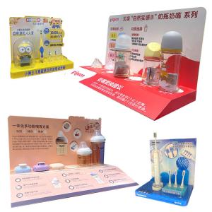 Buy cheap Countertop Lightweight PVC Display Stand Makeup Advertising Display Rack from wholesalers