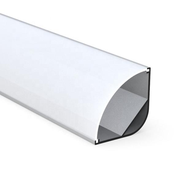Buy cheap White 30mm Corner Aluminum LED Strip Channel For Wardrobe Office from wholesalers