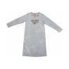 Buy cheap 65% Polyester 35% Cotton Ladies Night Dresses Sleepwear Grey Color Classic Style from wholesalers