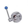 Buy cheap Sanitary Stainless Steel 304 316L Butterfly Valve for Pharmaceutical Easy to Install from wholesalers