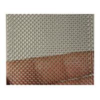 Buy cheap SS 316 Woven Copper Wire Mesh Screen 2mm diameter Edge Wrapped product
