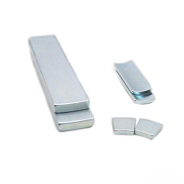 Quality NdFeB Sintered Neodymium Magnet Rare Earth Arc Magnets With Zinc Coating for sale