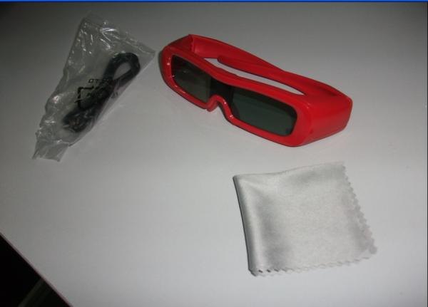Buy cheap PC Plastic Frame Universal Active Shutter 3D Glasses , IR Glasses Wear from wholesalers