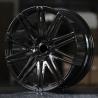 Buy cheap new staggered forged aftermarket Gloss Black forged wheel from wholesalers