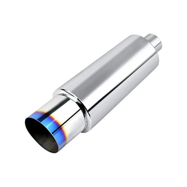 Buy cheap Non Burnt Stainless Steel Exhaust Muffler 2.5" Inlet 4" Outlet from wholesalers