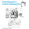 Buy cheap 18.8mm Width 150A Feed Through Panel Terminal Blocks PA66 Plastic from wholesalers