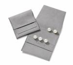 Folding Suede Velvet Jewelry Gift Bags Packaging Envelope Flap Microfiber Pouch