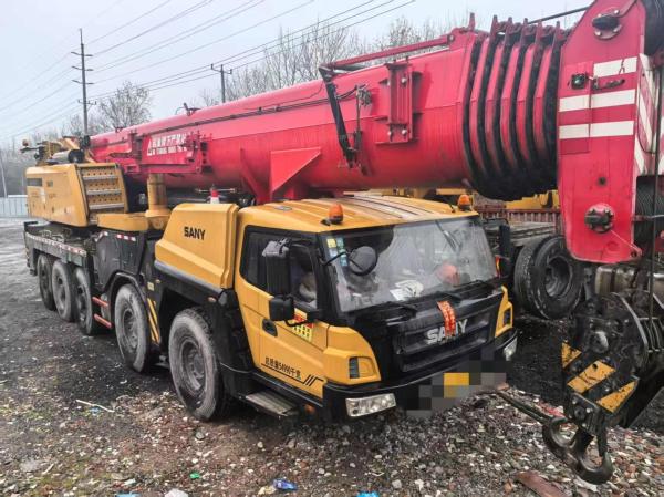 Buy cheap SANY 100 Ton Mobile Crane STC1000T7 Used Truck Cranes Max Working Height 64.5m from wholesalers
