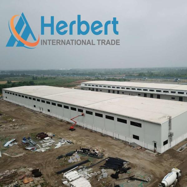 Buy cheap Q235 Prefab Light Steel Structure Warehouse Roof Truss Factory White from wholesalers