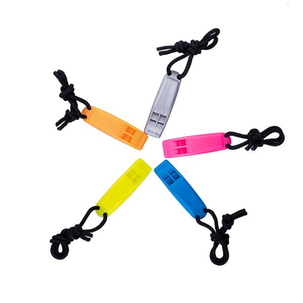 Buy cheap Portable Scuba Diving Accessories , colorful Safety Whistle with 5mm nylon rope for diving from wholesalers