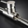Buy cheap 304 Stainless Steel Flexible Pull Out Down Kitchen Mixer Tap Modern Silver Sink Faucet from wholesalers