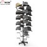 Buy cheap Free Standing Metal Hat Display Stand 7-Layer Rotating Cap Rack For Retail Store from wholesalers