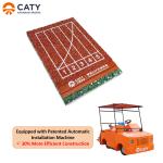Outdoor Sports Low-maintenance EPDM Rubber Running Track Running Red EPDM