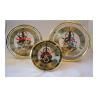 Buy cheap 149MM Vintage Stainless Steel Skeleton Clock Small Size Plastic Back Cover from wholesalers
