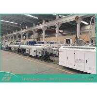Buy cheap 50~110 HDPE Pipe Extrusion Line HDPE Pipe Making Machine High Productivity product