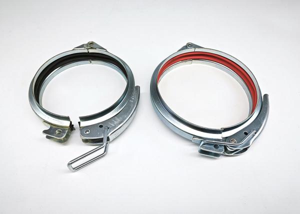 Buy cheap 4 Inch Quick Release Tube Clamp OEM Silver Color from wholesalers