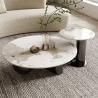 Buy cheap Marble Top Circle Combination Coffee Table Elliptic Shape For Apartment from wholesalers