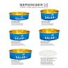 Buy cheap disposable take away kraft paper salad bowl with PET lid,kraft salad bowl from wholesalers