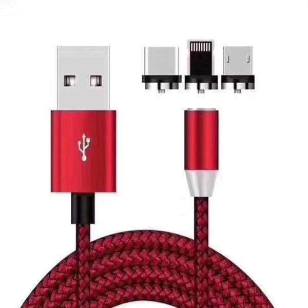 Buy cheap 3 In 1 Fast Charging Magnetic USB Cable Cell Phone Date Transfer from wholesalers
