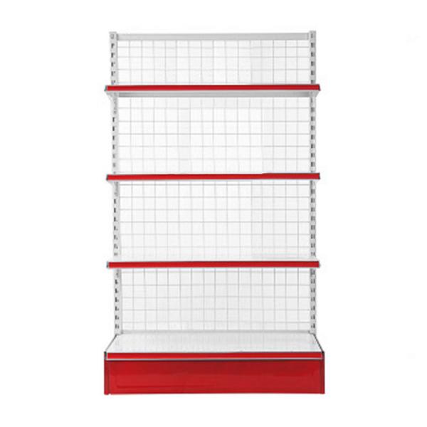 Buy cheap Custom Retail Metal Wire Display Stands Shelves Mesh Supermarket Gondola Shelving from wholesalers