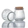Buy cheap Small Clear Glass Dessert Glass Container Jars With Cork Lid 7oz 200ml from wholesalers
