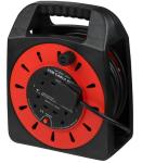 UK Mobile Cable Reel Outdoor Mobile Socket Wheel Reel Spool Four Sockets Cable