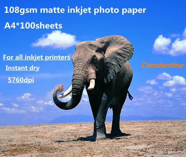 Buy cheap 108gsm photo paper matte inkjet photo paper from wholesalers