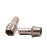316 Sanitary Stainless Steel Pipe Fittings NPT BSP Ss Hose Nipple 304