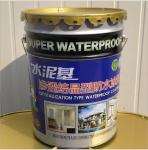 Grey Crystalline Waterproofing Coating Non Curing Low VOC 24 Hours Drying Time