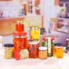 Buy cheap Lead Free Seal Label Glass Honey Jar With Tin Lid Food Grade Round Shape from wholesalers