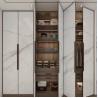 Buy cheap Apartment Swing Door Wardrobe Storage Organiser Glass Door Lacquer White from wholesalers