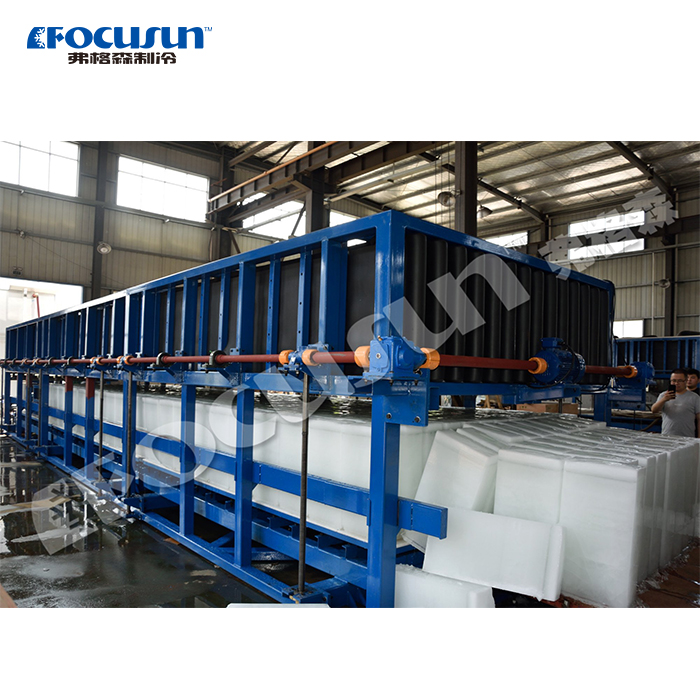 5000kg Ice Storage Capacity Direct Cooling Ice Block Maker Machine for Industrial