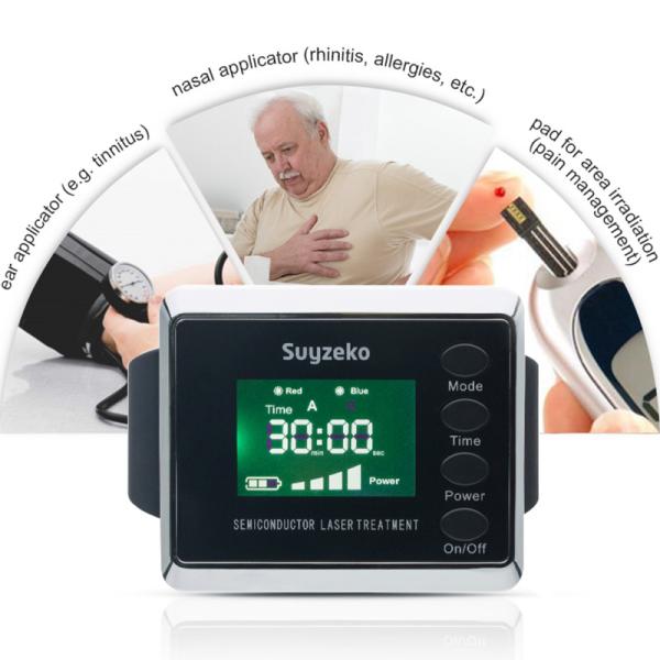 Buy cheap Physical Rehabilitation Laser Healing Device Semiconductor Laser Therapeutic Watch from wholesalers